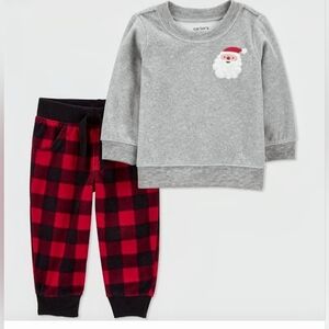 Carter's Christmas Plaid Pajama Set
